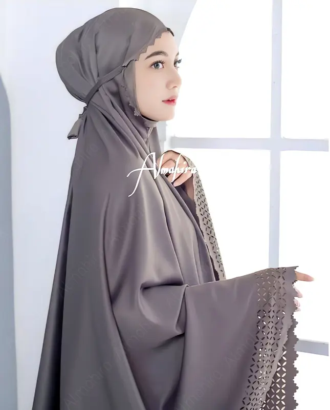 Mukena Dewasa Shakila Laser Cut Premium Mewah 5