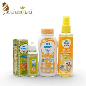 Paket Ibu Hemat 3in1 My Baby Powder Kuning 50g Minyak Telon 30ml dan Parfum Cologne 100ml - Anak Sehat Wangi dan Segar