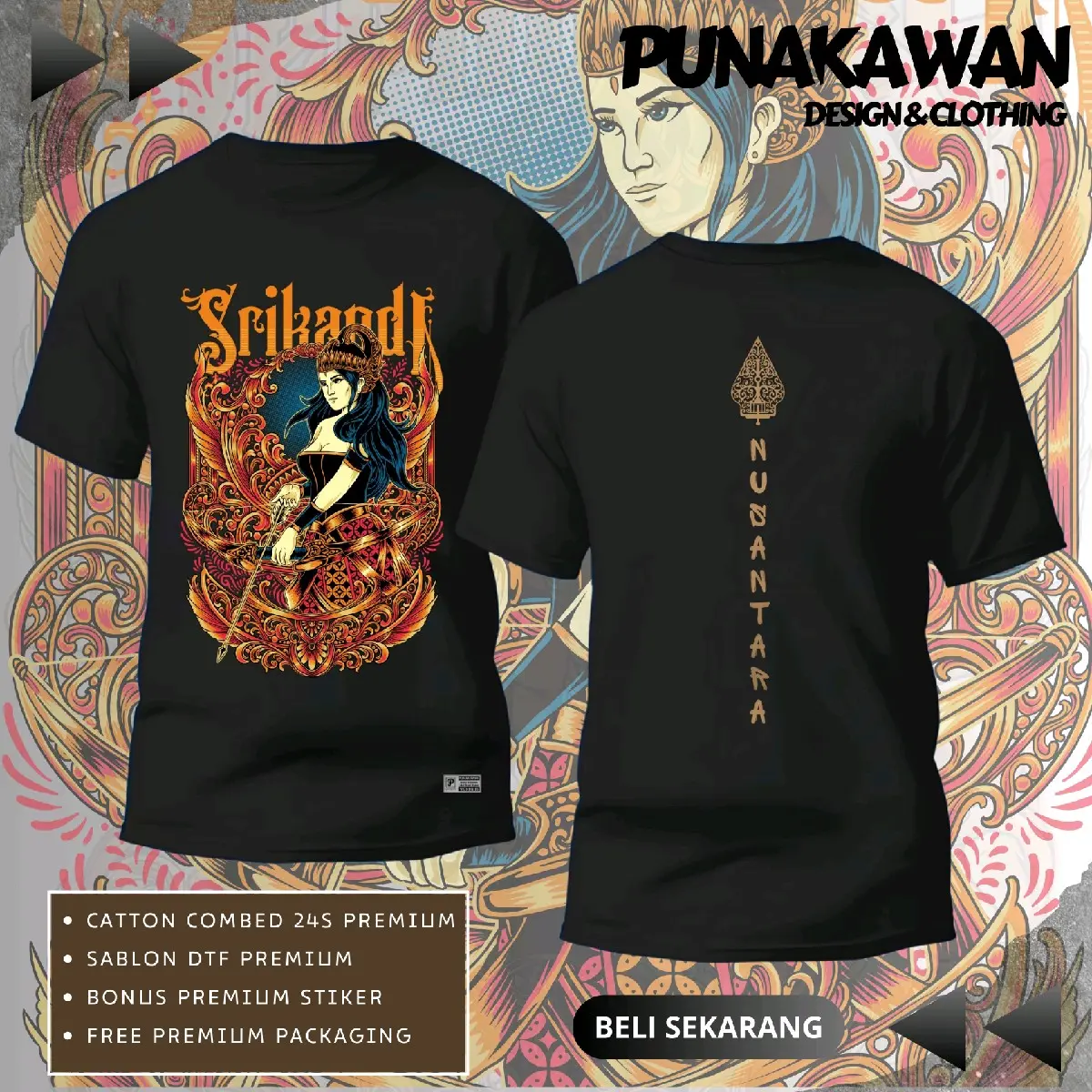 KAOS BRAND PREMIUM ( Pesona Srikandi )