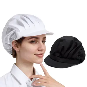 Topi Chef Jaring  Visors Topi Uniseks Topi Koki Topi Asisten Koki Hair Net