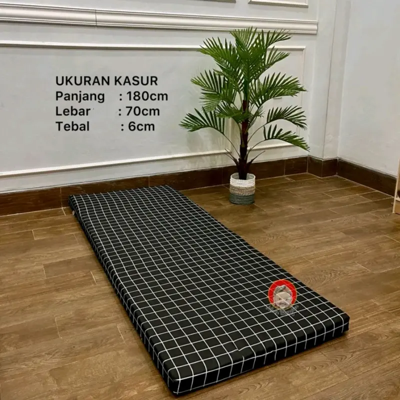 Kasur Busa Premium Ukuran 70x180x6cm lebih Tebal dan Lebih Panjang, 100% Busa Hdp Original 8
