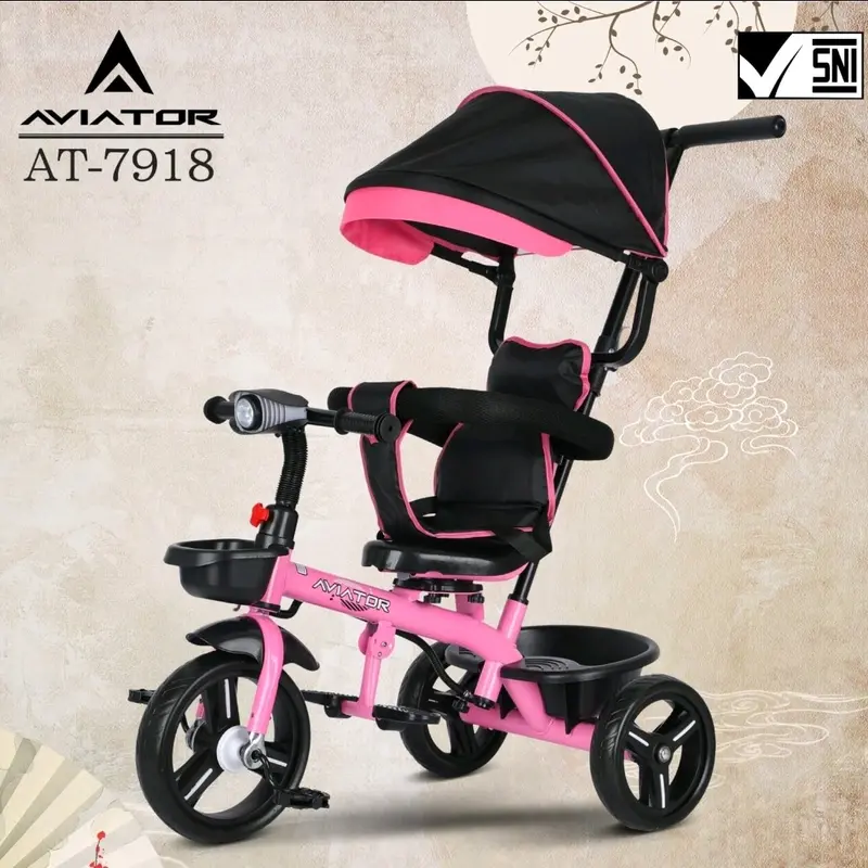 Stroller Sepeda Anak Roda Tiga Aviator AT-7918 Tricycle AT7918 AT 7918 4