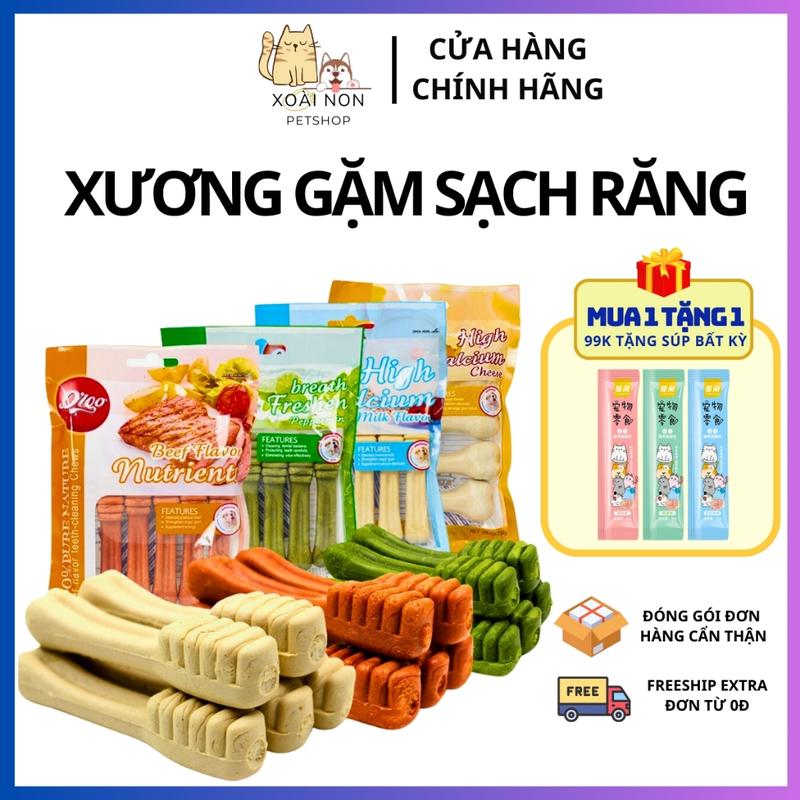 Xương bàn chải xương gặm orgo sạch răng thơm miệng cho chó - Xoài Non Petshop