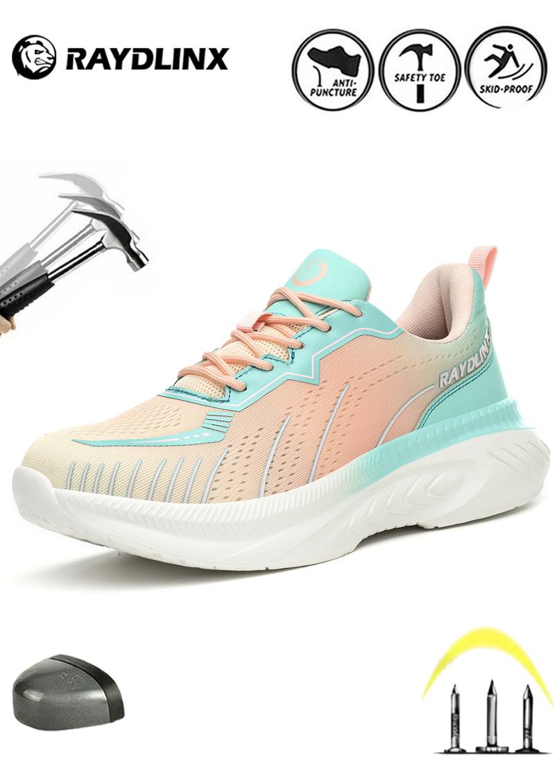 Product Introduction of Women's Steel Toe Safety Shoes, Anti-Smashing, Anti-Puncture, Non-Slip, Wear-Resistant , Work Site Protective Shoes Footwear Comfort Walking Shoes 1