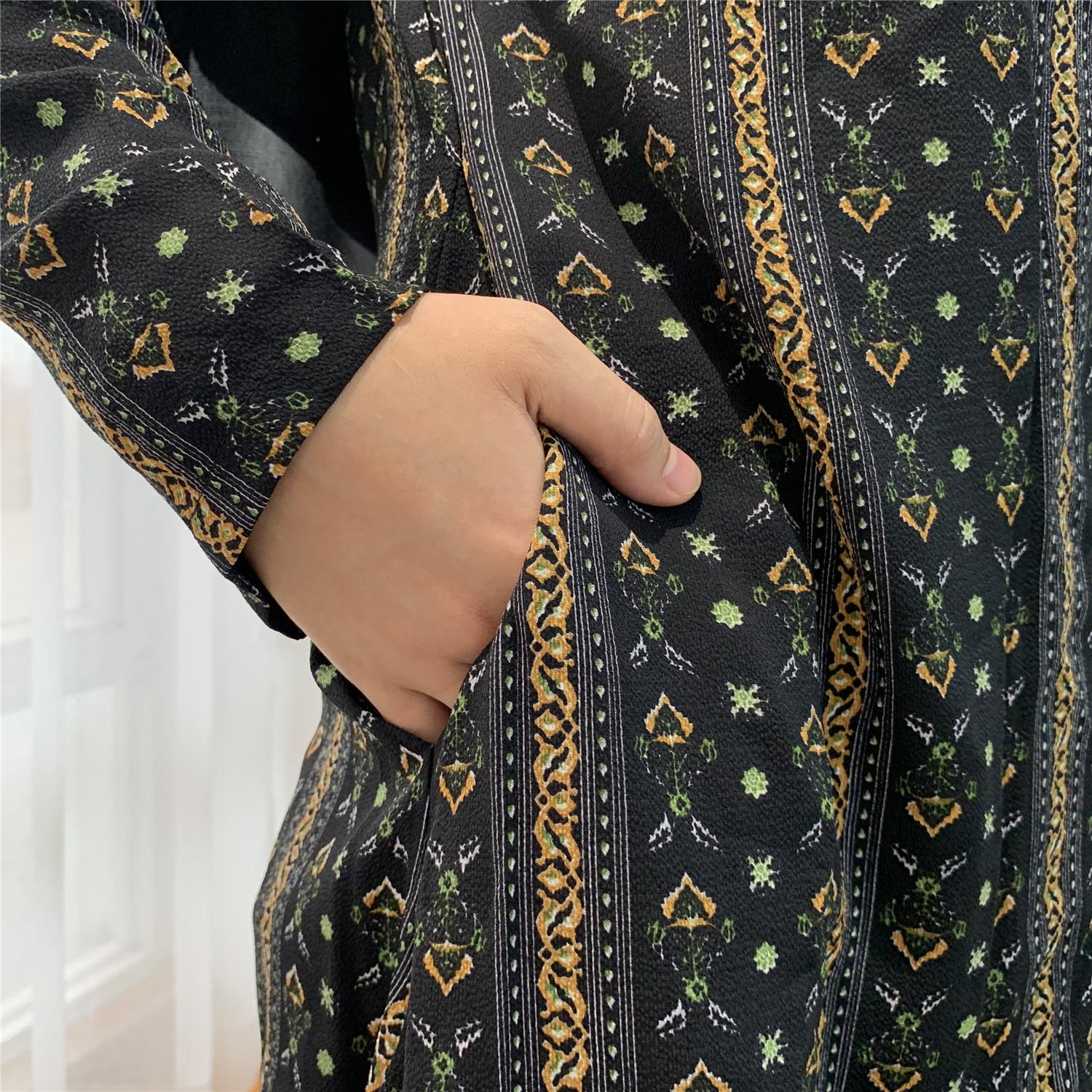 MC041 Muslim Long Sleeves Top Dress New Design For 2022 Mariam's Collection