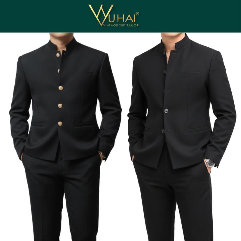   Deal Độ Quyền  Áo Vest Cổ Tàu Form Crop Hack Dáng 