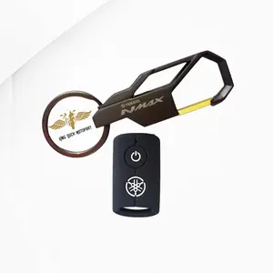 Paket Gantungan Kunci Motor NMAX dan Cover Silikon Keyless Nmax 155 Nmax Turbo Neo S Tech Max  Car Karet