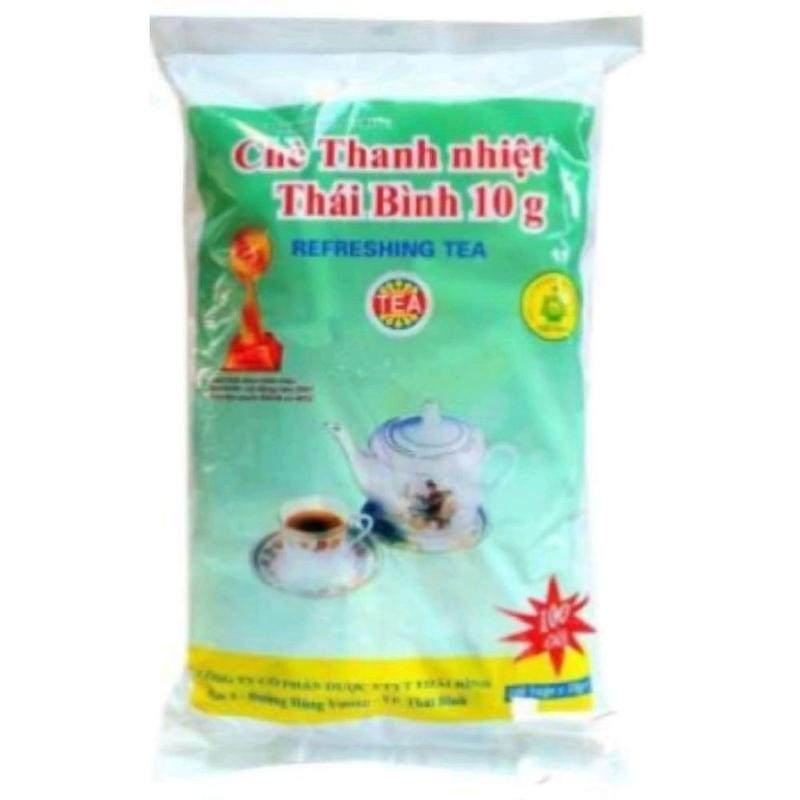 Trà thanh nhiệt Thái Bình bịch 100 túi nhỏ 10g Tự nhiên Nước Trà Chè Tea Chua Nhãn tháinguyên thảo mộc Đường Long Nhãn ô giải