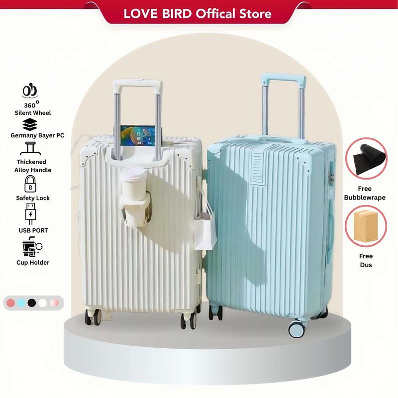 Love Bird Koper 2 in 1 koper 24 inch 22 inch Kabin Bagasi ta - Shop ...