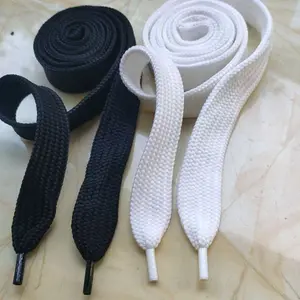 Tali Sepatu Kopong Gemuk Lebar 1.2cm Sneaker Shoe Pria Wanita