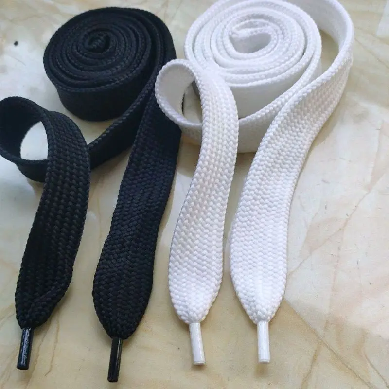 Tali Sepatu Kopong Gemuk Lebar 1.2cm Sneaker Shoe Pria Wanita