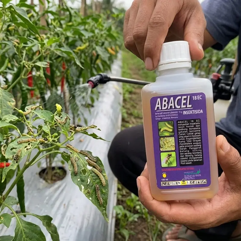 Insektisida Abacel 18EC Obat Hama Serangga Abamectin 18 EC ABACEL 18 EC kemasan100 ml dan 250 ml