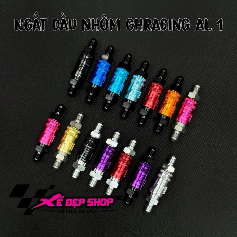  Ngắt dầu cnc Ghracing Ver2 - ngắt dầu dây heo ghracing v2 gắn mọi dây dầu - nhiều màu sắc - x1r 