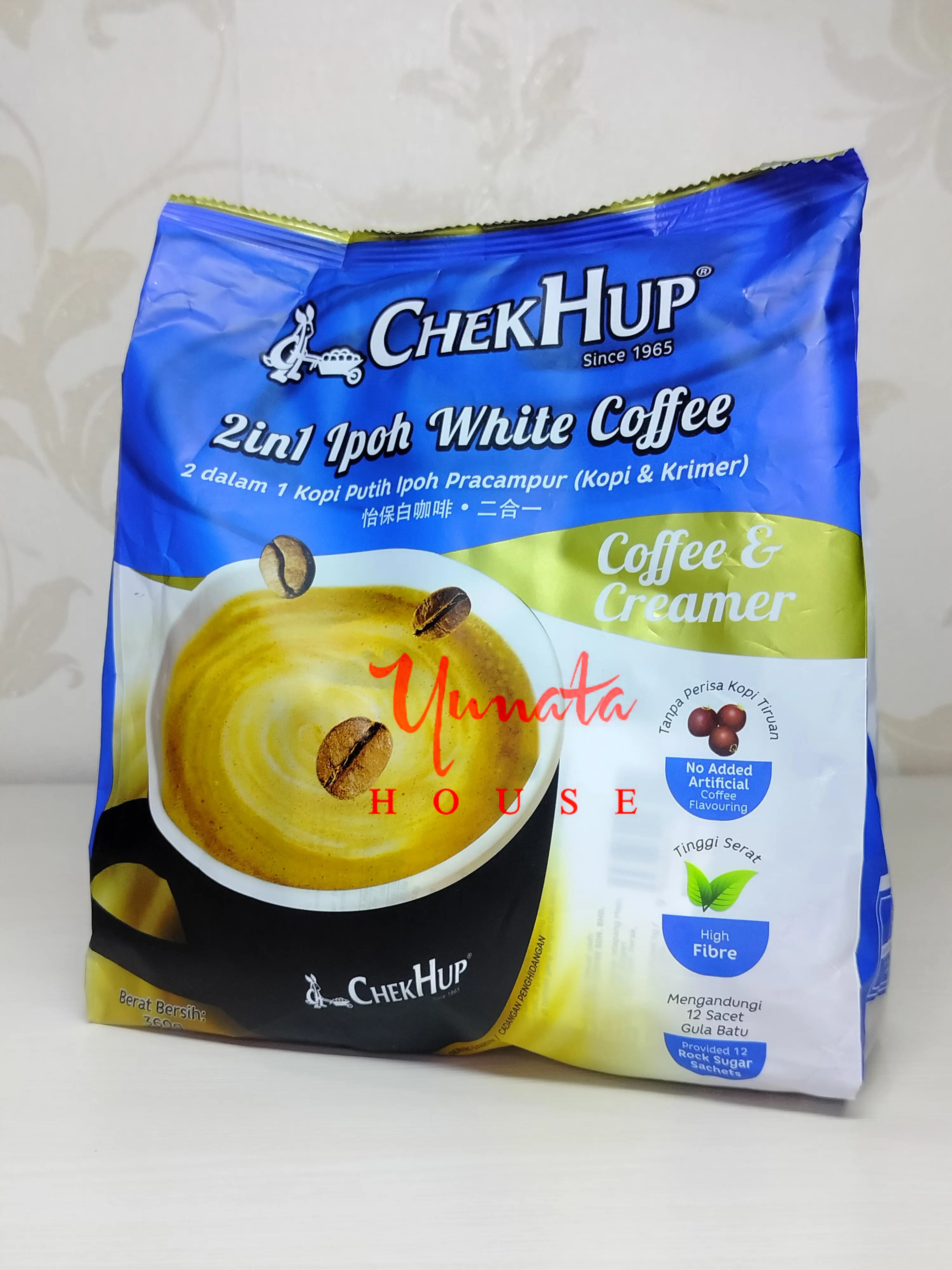 Chek Hup Malaysia 2in1 Ipoh White Coffee Coffee & Creamer [30g x 12s]