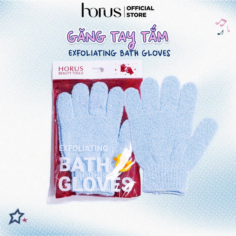  Horus Găng tay tắm Exfoliating Bath Gloves  Túi 2 chiếc  