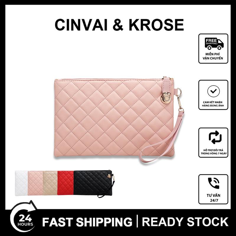 SHABILI Ví Nữ, Ví Cầm Tay, Sức Chứa Lớn, Túi Đựng Mỹ Phẩm, Túi Đựng Điện Thoại Di Động, Túi Đựng Đồ Thêu Hình Thoi Thời Trang, Thích Hợp Cho Sức Chứa Lớn Lady Clutch