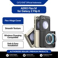 Gambar Case for Samsung Galaxy Z Flip 6 Flip6 ARAREE Aero Flex M with Hinge Engsel Protection Magnetic MagSafe Slim Design Wireless Charging Protective Casing Cover - Black dari Araree Indonesia Kota Administrasi Jakarta Barat 1 Tokopedia