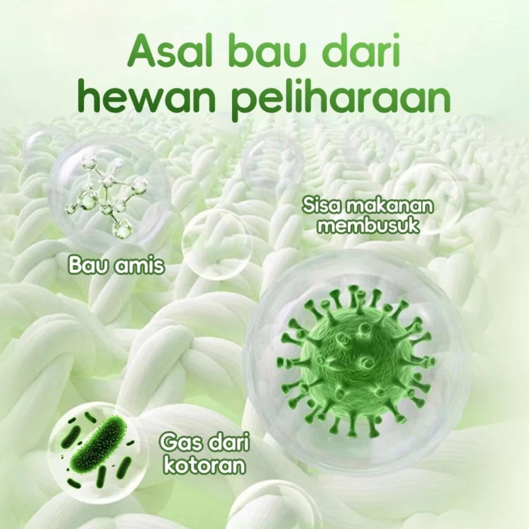 Penghilang Bau Hewan Bunuh Bakteri Virus Kuman Viral – Penghilang Bau Pesing Kucing Anjing Kelinci Permanen Sampai Sumber Deodorizer Disinfektan Pet Odor Remover