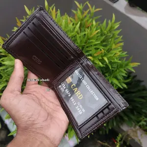 Dompet Kulit 3 Ruang extra Lipat dimensi