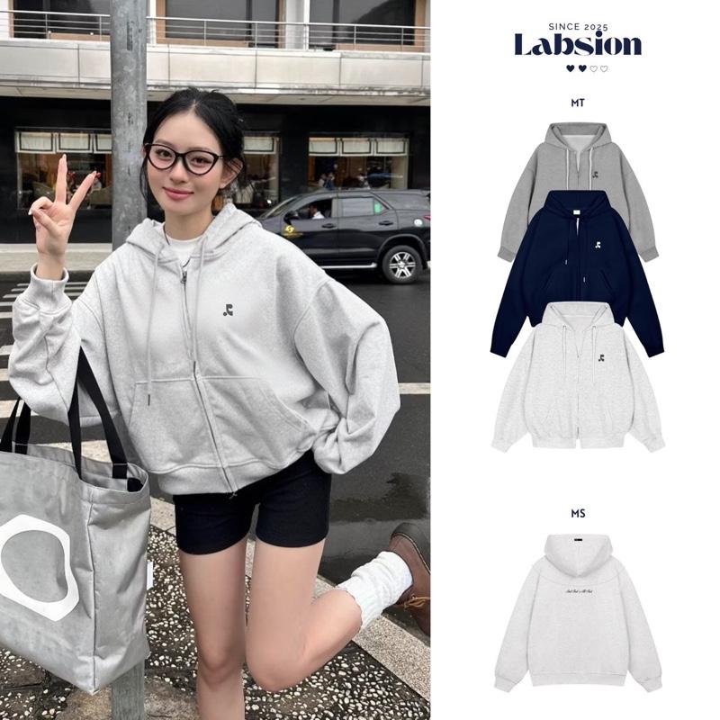   LABSION  BOXY khoá NHỰA 2 chiều - CÓ TÚI TRONG chất NỈ 2 DA ÉP vải siêu mịn 