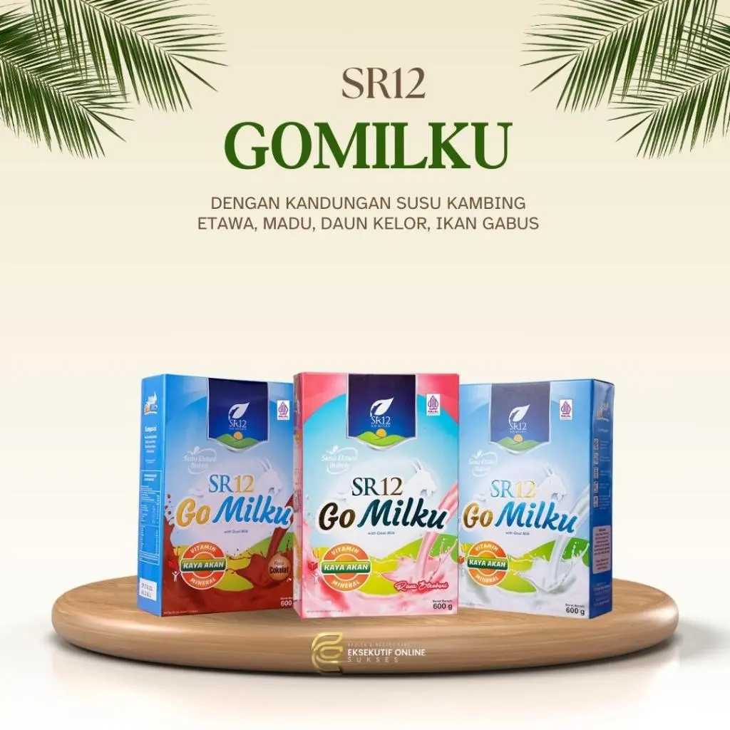 Go Milku SR12 600g Halal Susu Kambing Etawa Premium Meningkatkan Kesehatan Imun