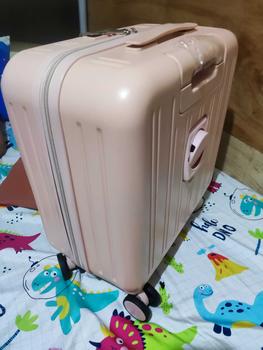 Product Review of Multifunctional suitcase 18-Inch Front Open Towing Bag with USB Charging and TSA Customs Lock - Portable Business Travel and Students' Case Can board without checking from @**⃟ ** 2