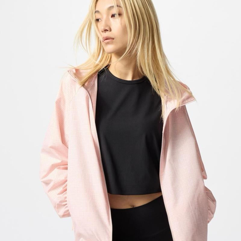 Áo dù chông Uv Nữ Chống nước Thông thường Nữ 1 lớp pocker