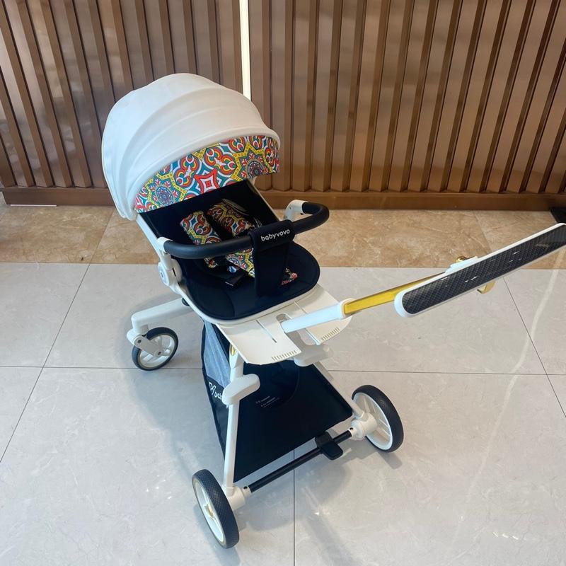 BABYVOVO V9 XE ĐẨY GẤP GỌN MỘC TRÀ 3