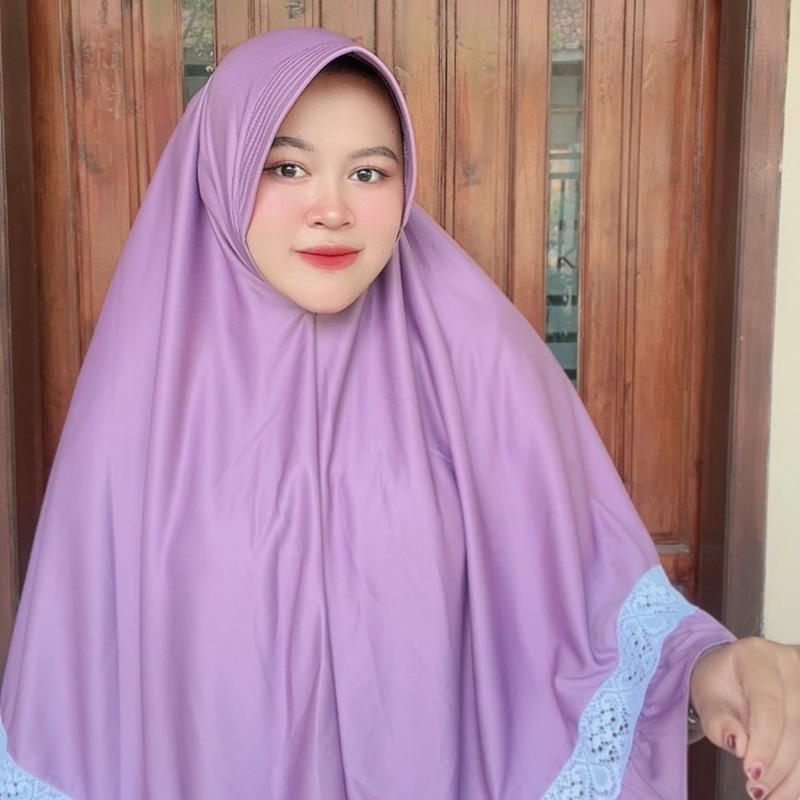 Hijab jumbo dewasa murah Renda Rempel Lembut Nyaman Tebal Muslim Tebal Muslim Instan Kerudung Variasi Variasi School Navy Khimars South Red Agate Olive Panjang premium cuci kering rouge Brown M Pink Mesin Dicuci Wine voal polycotton taupe/abu tanah Casual 3