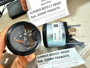 VDO 310-040-002 METER SUHU AIR PANAS VDO 310040002 WATER TEMPERATURE GAUGE VDO 310 040 002 COOLANT TEMPERATURE OIL INDICATOR OIL INDIKATOR SENSOR OLI INDICATOR - 120°C - 52mm - 24V