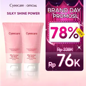 [BPOM COD]_Cyeecare Silky Scented Hair Mask Hydrolyzed Keratin 150 ml. Lembut Halus Berkilau 8DHyaluronicacid Melembabkan Aroma Tahan Lama Haircare Lepek Catokan