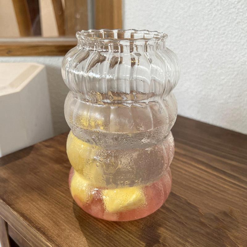 Product Introduction of Ripple Drinking Glasses For Housewarmings Christmas Gift Glass Drink Cup Ribbed Glassware Glass Cups Vintage Fluted Glassware Whiskey Cocktail Glasses 16