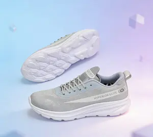 Sepatu Running AZERO HYPERION ELITE  Abu Muda Size 37-41 (free kaos kaki)