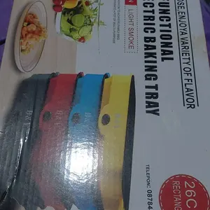 Panci Pemanggang BBQ Listrik Multifungsi B&Y dengan 2 Ukuran Lebar 26CM dan 30CM