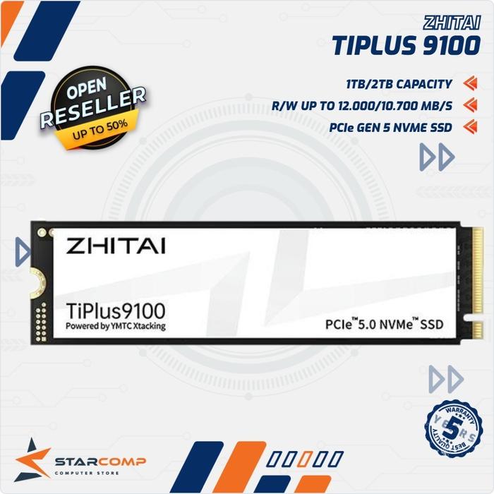 Jual ZHITAI SSD NVME GEN5 TIPLUS 9100 1TB PCIE 5.0 M.2 2280 5Y - UP TO ...