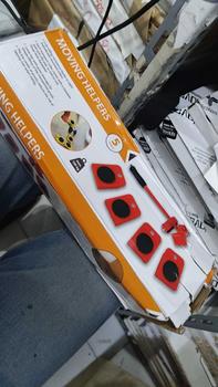 Product Review of [ DONGKRAK AJAIB ] Troli Roda Alat Bantu Pindah Barang Furniture Sofa Mesin Cuci Kulkas Moving Roller Tool Perabotan Mebel Lemari Forklift Angkat Berat Furniture Rumah from a** s**t 0