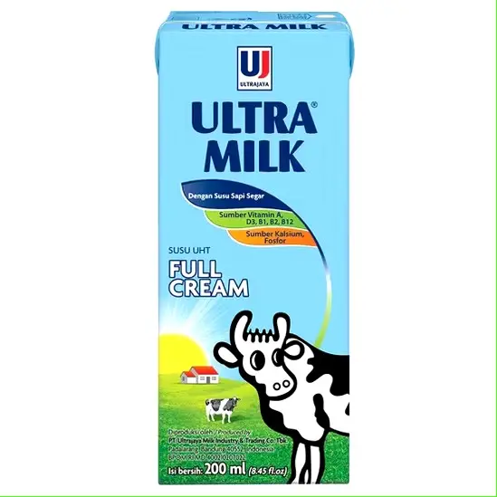 (24 Pcs) ULTRA MILK Susu UHT 200ml 1 DUS + Packing Bubble Wrap 4