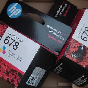 Tinta Printer HP Original 678 Hitam Black Cartridge Combo 2 Pack Warna