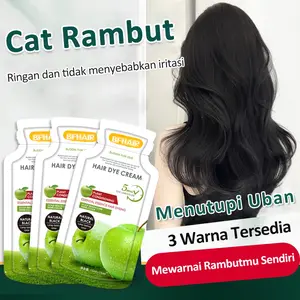 (COD)5PCS Pewarna Rambut Tanpa Bleaching Herbal Cat Rambut Lima warna ...