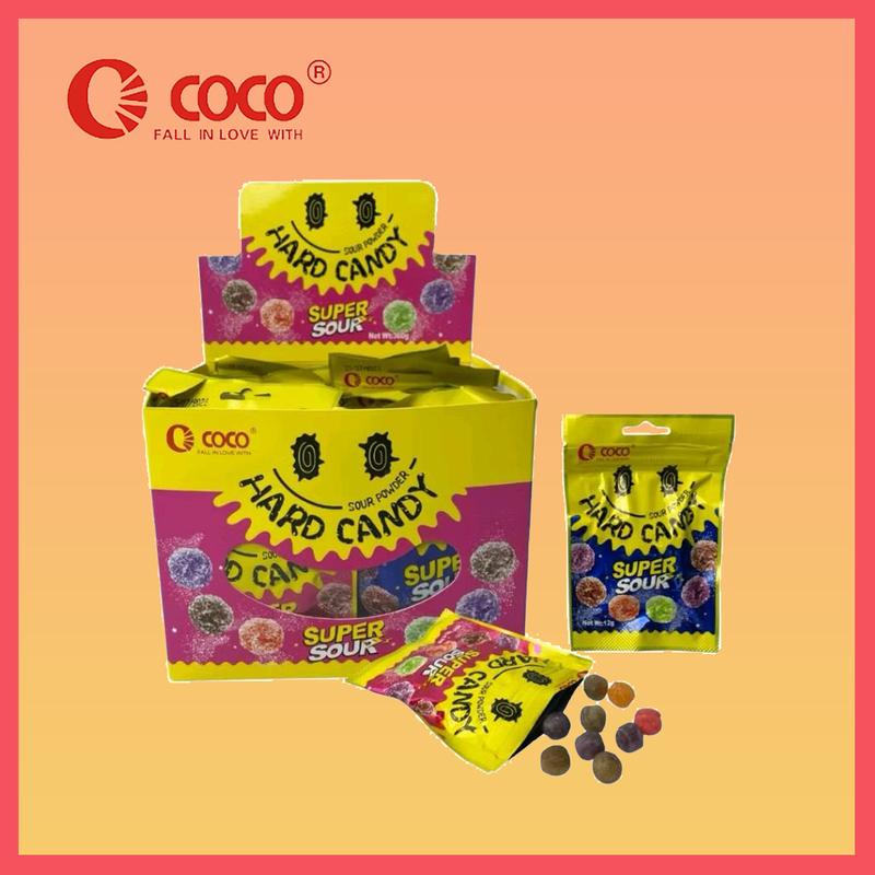 Coco Roco Hard Candy COCO Super Sour Hard Candy 30pcs Per Inner Box - TikTok Shop Philippines