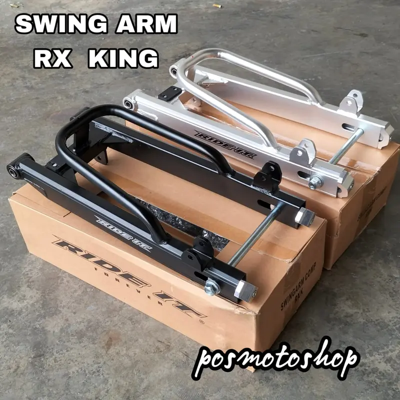 SWING ARM RX KING  LENGAN AYUN SUPIT RX KING SILVER HITAM RIDE IT 0