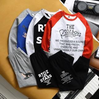 Sét Bộ Quần Áo Dài Tay Quần Dài Cho Bé - Bộ Thu Đông Bé Trai Cho Bé 10 Tuổi 45Kg - Quần Áo Trẻ Em Moonbe - Bộ quần áo thu đông trẻ em chất cotton cho bé từ 6kg size đại 60kg set dài tay thun vải cotton gấu POOH - Bộ RT