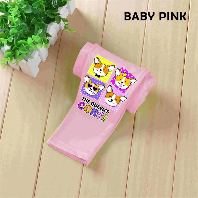 legging anak perempuan karakter motif QUEEN'S CORGI umur 1-12 thn 6
