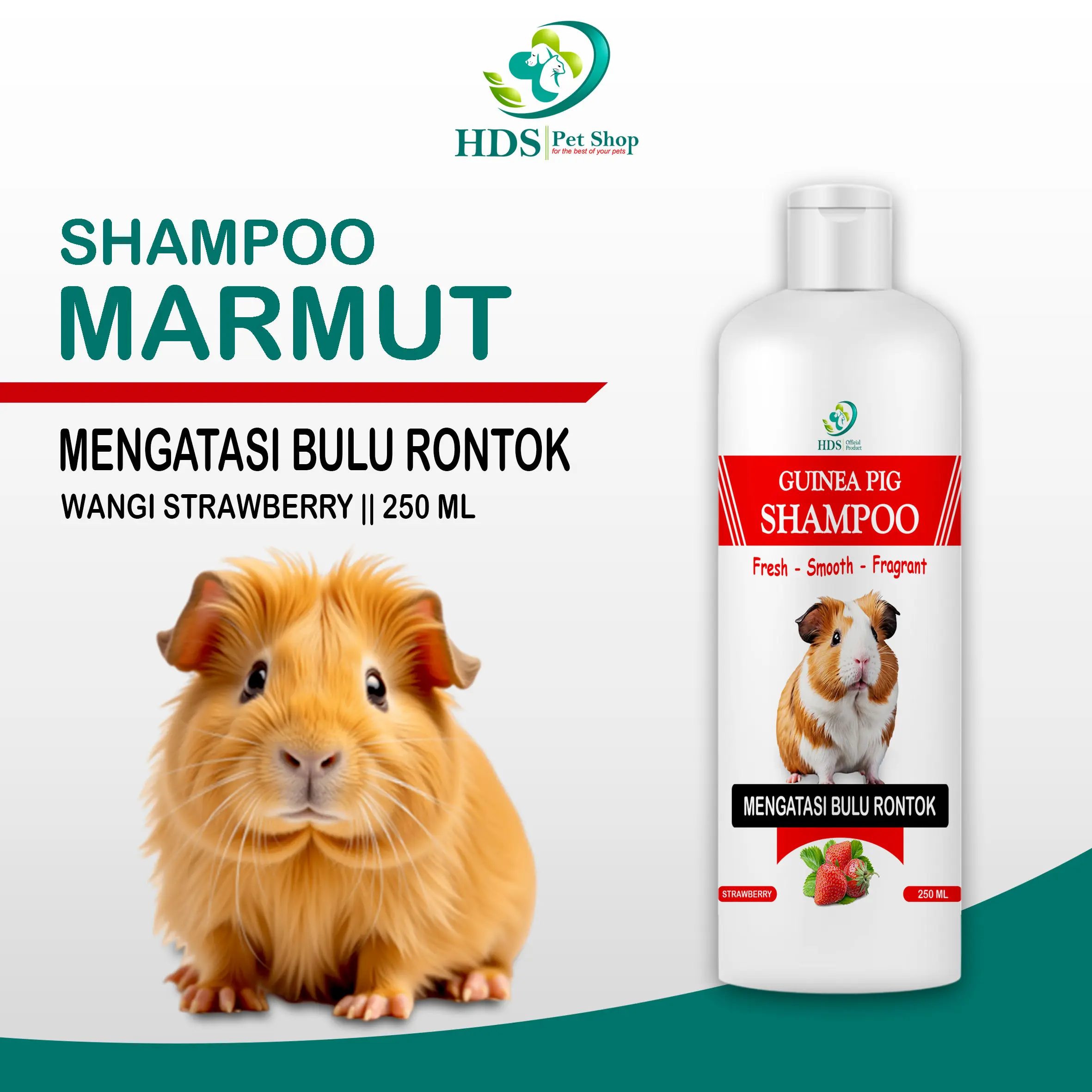 Sampo Marmut Anti Bulu Rontok Buu Wangi Strawberry