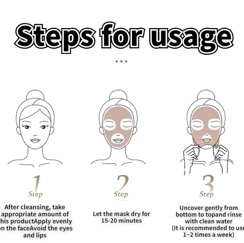 Masker Gold Retinol Huasurv Kosmetik Perawatan Wajah berminyak face mask kusam whitening pelembab maskerwajah bruntusandankusam Hyaluronic muka egg 3