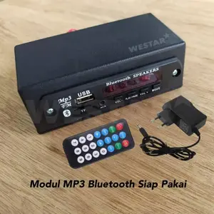 terbaru  Modul MP3 Bluetooth WESTAR Siap Pakai Plus FM Radio promo