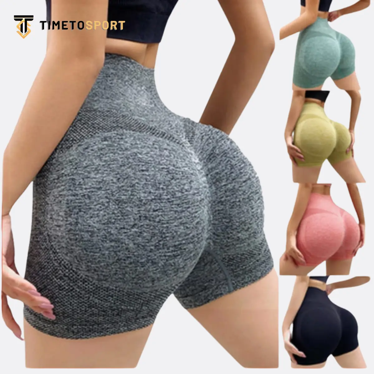 Timetosport.id Celana Olahraga Hips 3/4 Booty Circle Panties Pendek Wanita olaharaga gym fitnes yoga zumba 1109