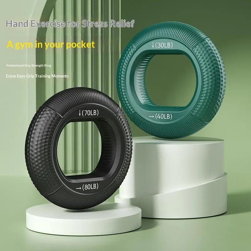 Silicone ngón tay Grip strengthener tay Cổ tay tập thể dục vòng cho ống cổ tay