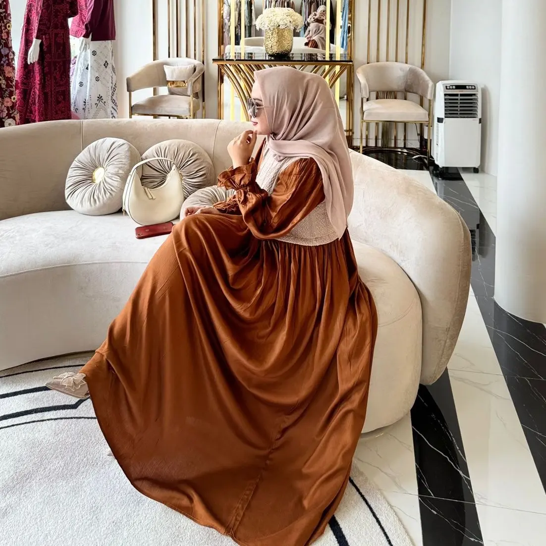 Velove dress by halwa apparel (agen resmi)