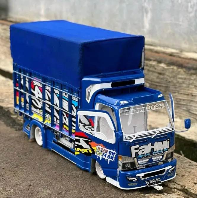 promo mainan truk oleng mobil oleng mainan anak anak kekinian asli kayu bisa oleng maju mudur full variasi lampu LED dan bonus terpal Hadiah